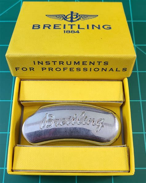 breitling lighter case|Breitling Collectible Vintage Steel Lighter Case ~ Original.